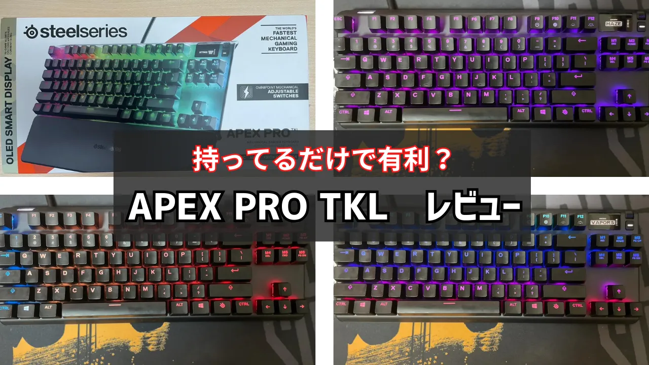 APEX PRO TKL レビュー